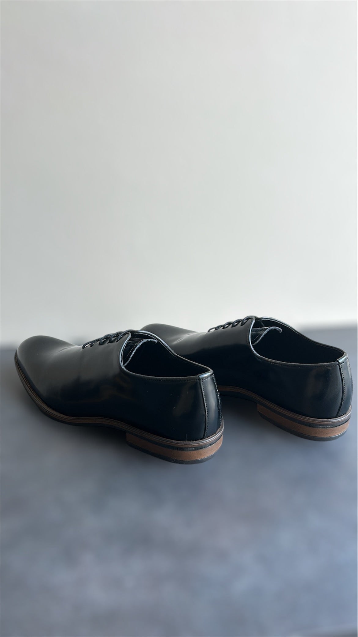 ΜΑΥΡΟ ΔΕΡΜΑΤΙΝΟ LACE-UP