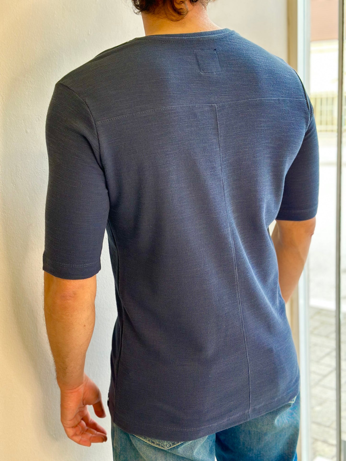 T-SHIRT ΔΥΟ ΧΡΩΜΑΤΑ-BLACK