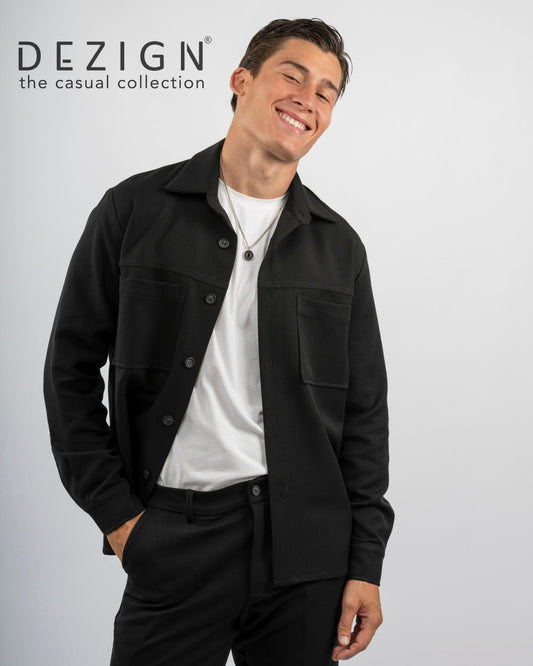 ΜΑΥΡΟ ΕΛΑΣΤΙΚΟ OVERSHIRT-DEZIGN