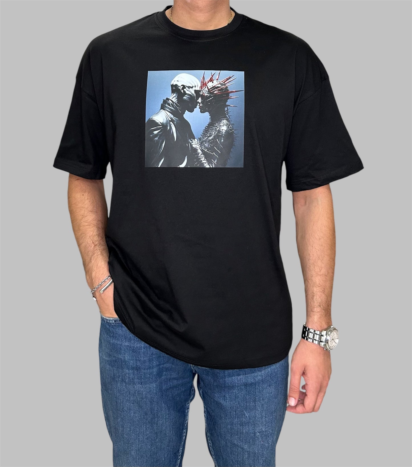 OVERSIZED T-SHIRT ΜΕ ΣΤΑΜΠΑ