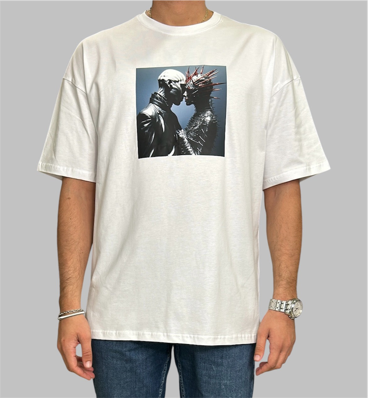 OVERSIZED T-SHIRT ΜΕ ΣΤΑΜΠΑ