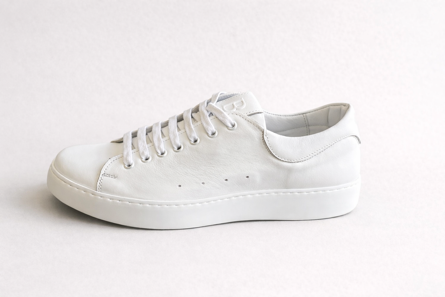 ΛΕΥΚΟ ΔΕΡΜΑΤΙΝΟ SNEAKER