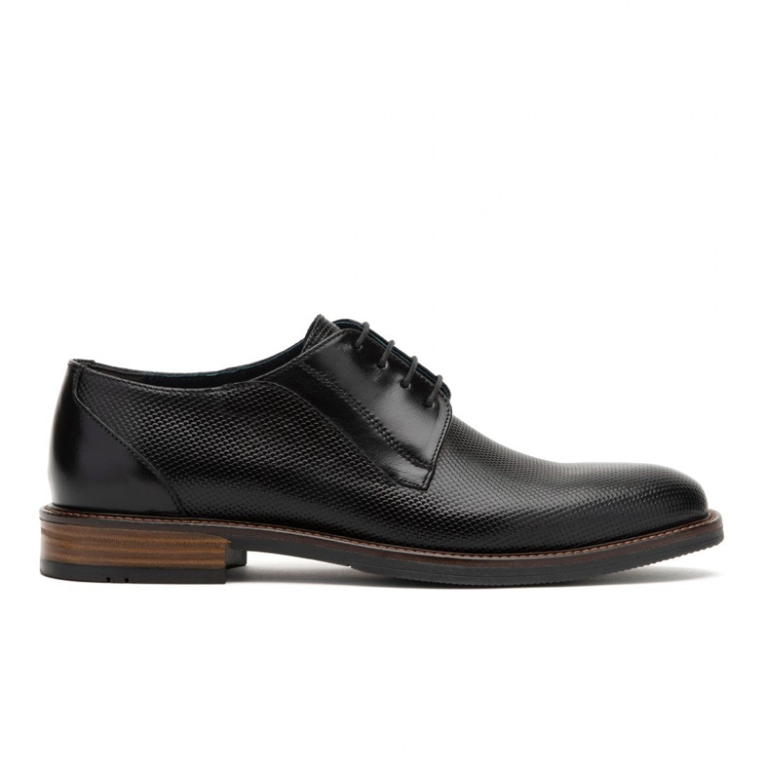 ΔΕΡΜΑΤΙΝΟ ΑΝΔΡΙΚΟ LACE UP ΜΑΥΡΟ-RAYMONT