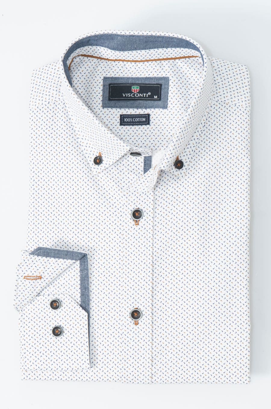 ΠΟΥΚΑΜΙΣΟ ΒΑΜΒΑΚΕΡΟ ΜΕ ΜΑΚΡΥ ΜΑΝΙΚΙ-VISCONTI