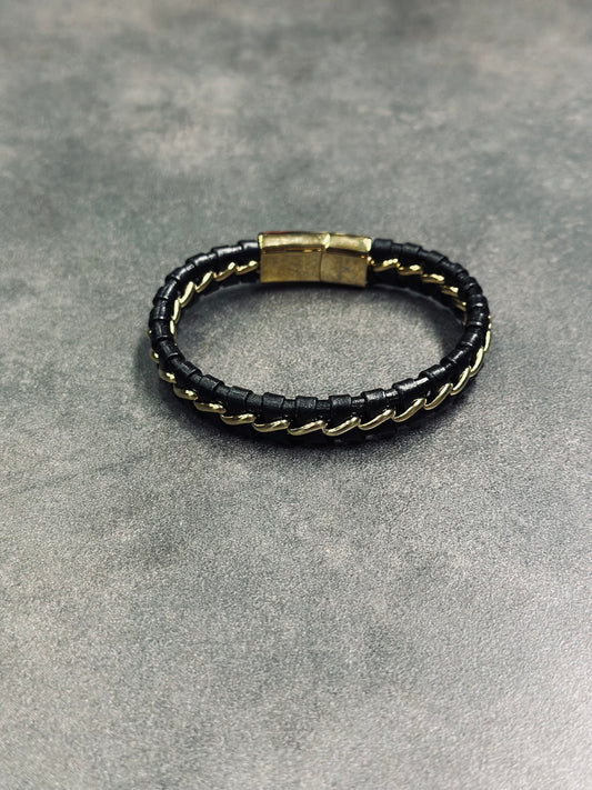 ΚΑΦΕ-ΧΡΥΣΟ ΔΕΡΜΑΤΙΝΟ ΒΡΑΧΙΟΛΙ