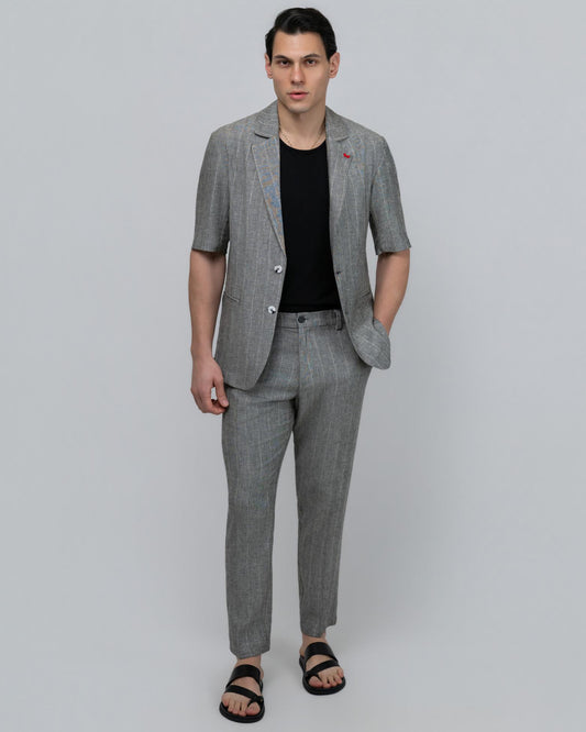 ΓΚΡΙ ΛΙΝΟ ΡΙΓΕ ΚΟΝΤΟΜΑΝΙΚΟ ΣΑΚΑΚΙ-DEZIGN