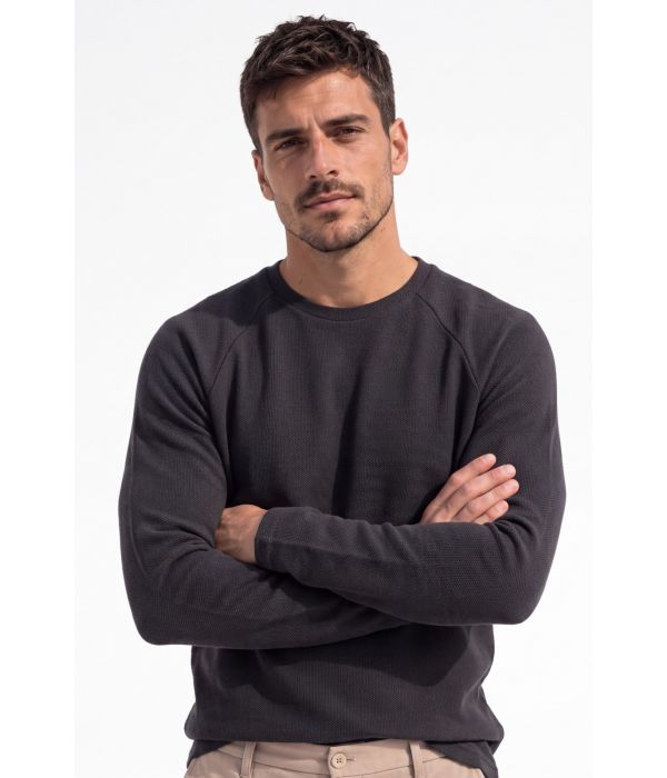 T-SHIRT MAISON-ΜΑΥΡΟ