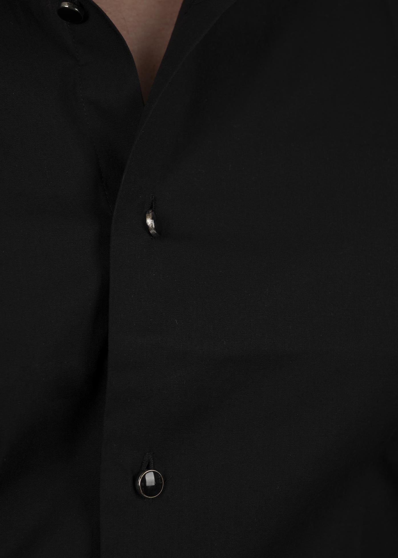 ΜΑΥΡΟ ΕΛΑΣΤΙΚΟ ΒΑΜΒΑΚΕΡΟ ΠΟΥΚΑΜΙΣΟ ΜΕ ΜΕΤΑΛΙΚΑ ΚΟΥΜΠΙΑ DEZIGN