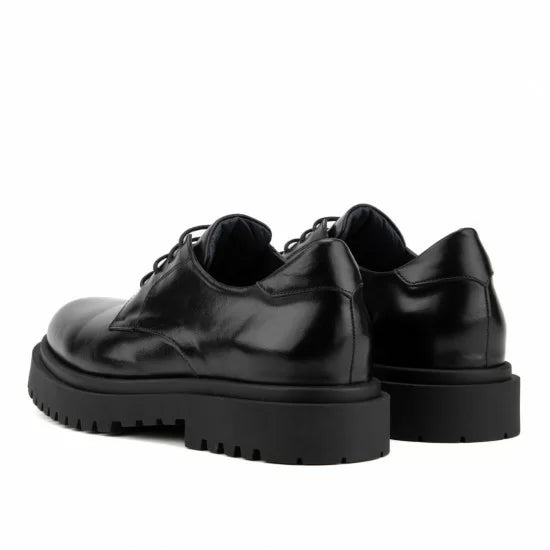 ΔΕΡΜΑΤΙΝΟ ΑΝΔΡΙΚΟ LACE UP ΜΑΥΡΟ-RAYMONT