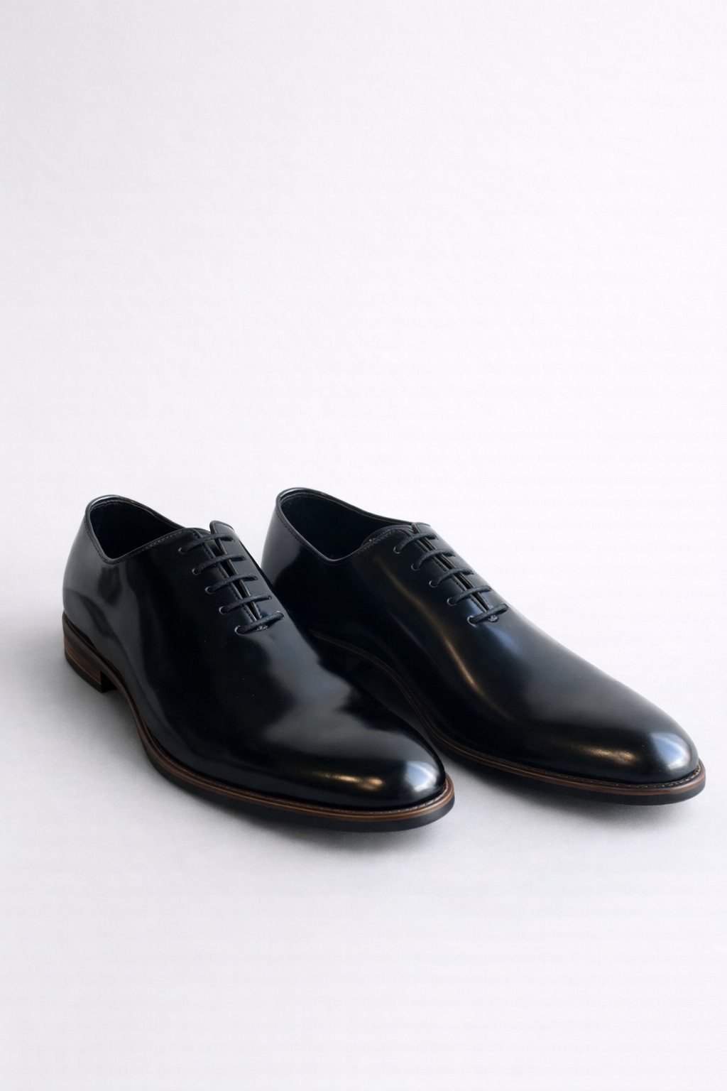 ΜΑΥΡΟ ΔΕΡΜΑΤΙΝΟ LACE-UP