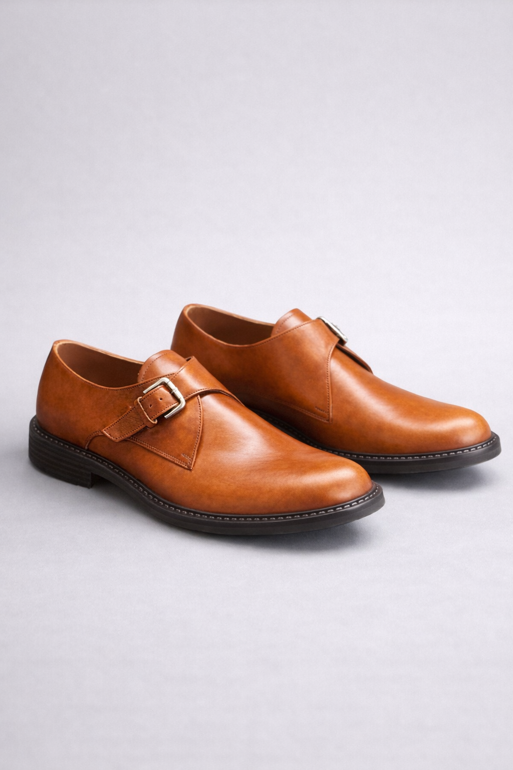 ΔΕΡΜΑΤΙΝΟ ΠΑΠΟΥΤΣΙ SINGLE MONK-BERGMAN