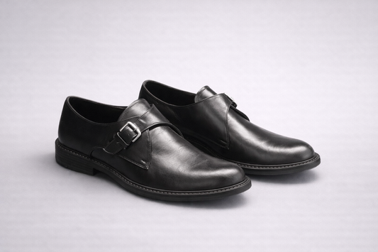 ΔΕΡΜΑΤΙΝΟ ΠΑΠΟΥΤΣΙ SINGLE MONK-BERGMAN