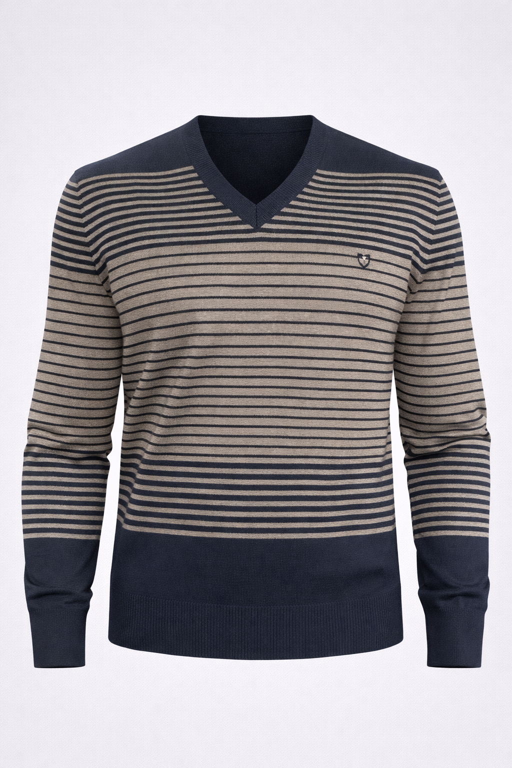 ΡΙΓΕ ΜΑΛΛΙΝΟ ΜΠΛΟΥΖΑΚΙ ΜΕ V-NECK