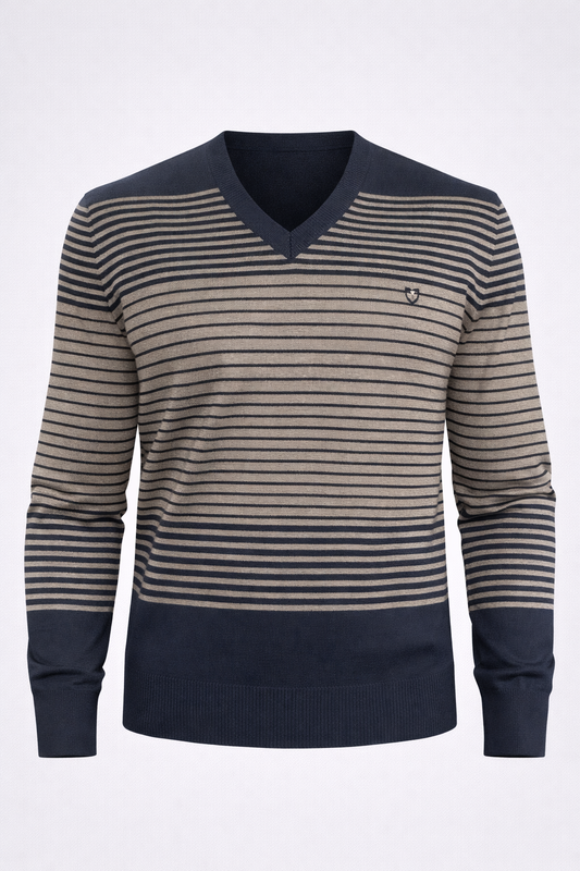 ΡΙΓΕ ΜΑΛΛΙΝΟ ΜΠΛΟΥΖΑΚΙ ΜΕ V-NECK