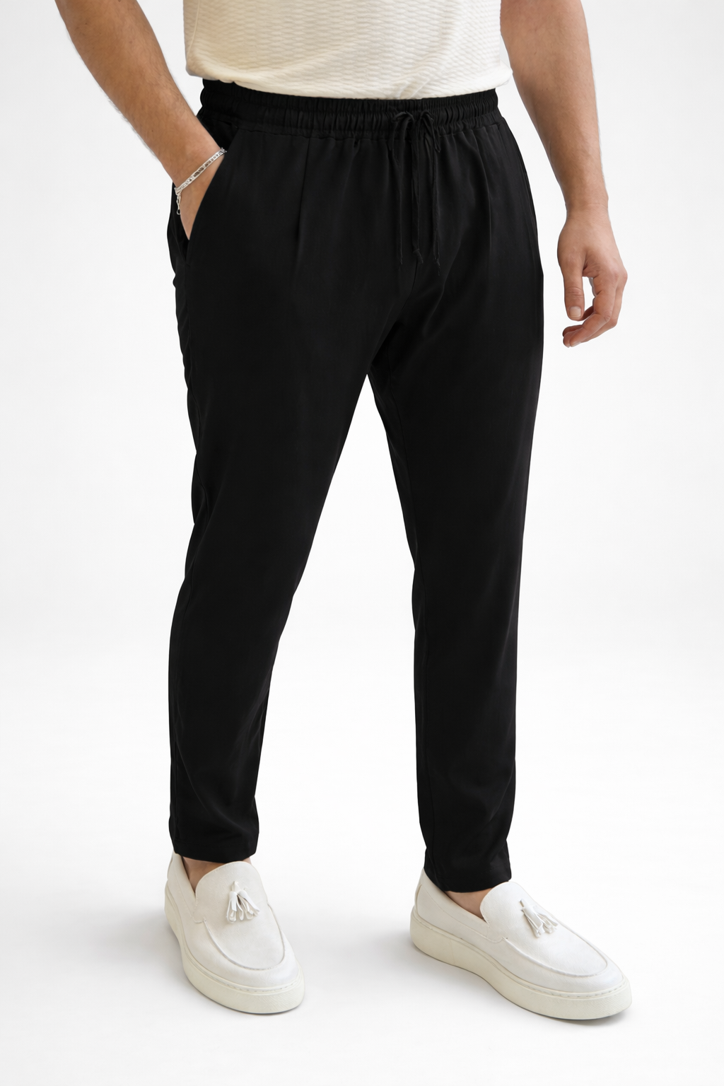 ΛΙΝΟ ΠΑΝΤΕΛΟΝΙ ΔΥΟ ΧΡΩΜΑΤΑ -BLACK