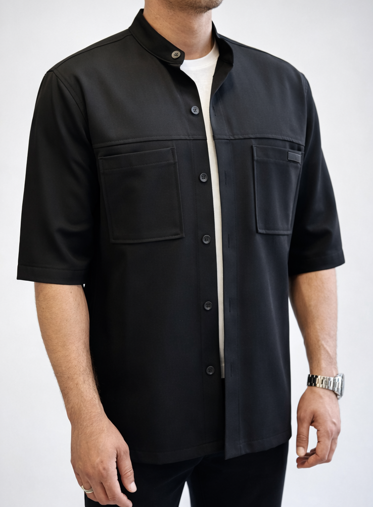 ΜΑΥΡΟ OVERSHIRT-BLACK
