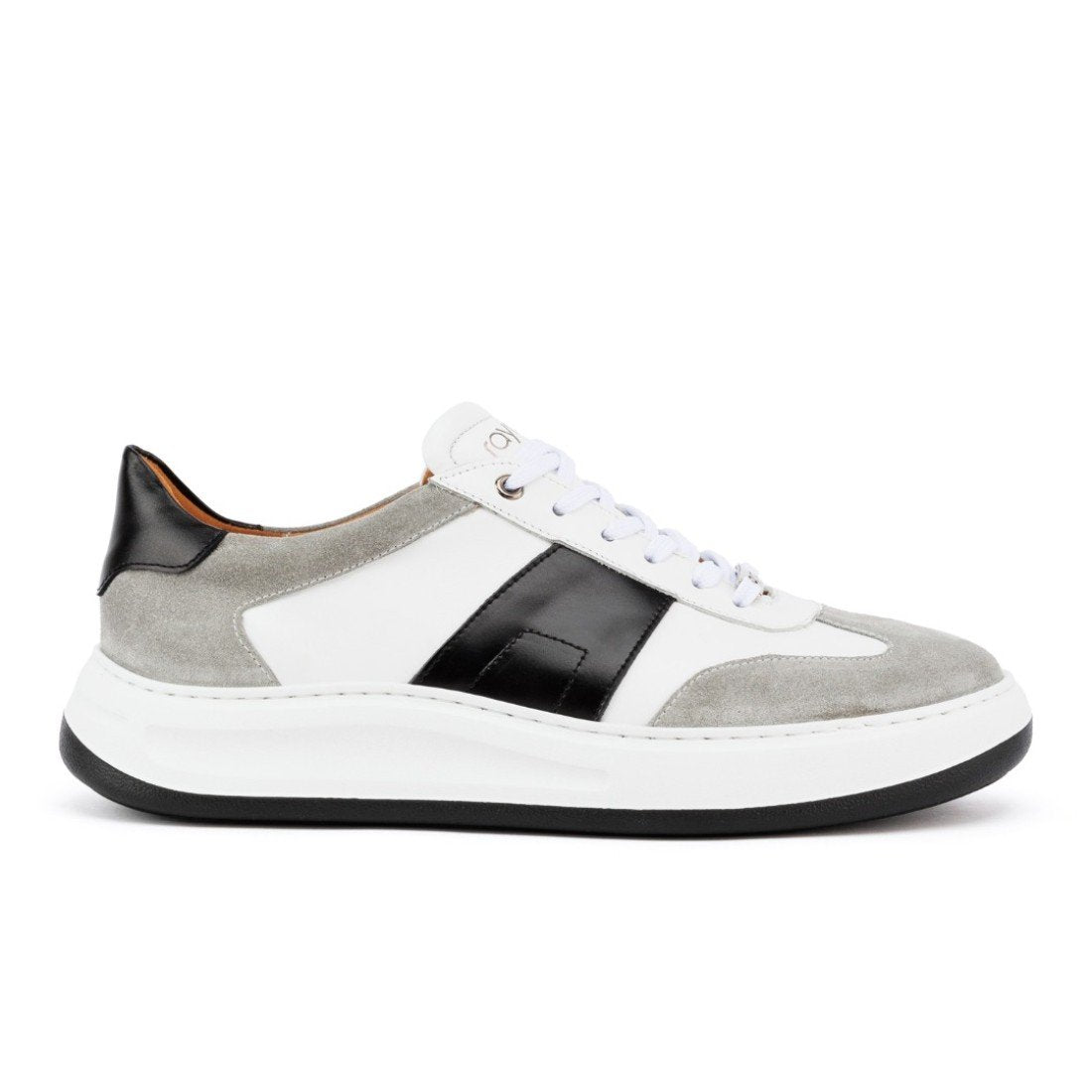 ΛΕΥΚΑ ΑΝΔΡΙΚΑ ΔΕΡΜΑΤΙΝΑ SNEAKERS -RAYMONT