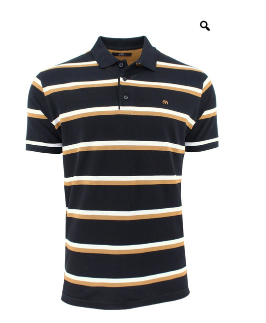POLO T-SHIRT ΜΕ ΡΙΓΕΣ-MAKIS TSELIOS
