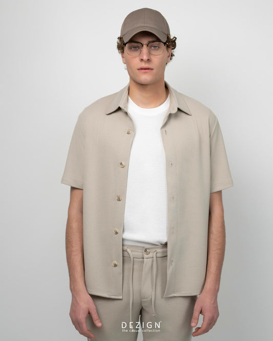 ΜΠΕΖ OVERSHIRT ΣΕ ΣΧΕΔΙΑΣΤΙΚΟ ΥΦΑΣΜΑ-DEZIGN