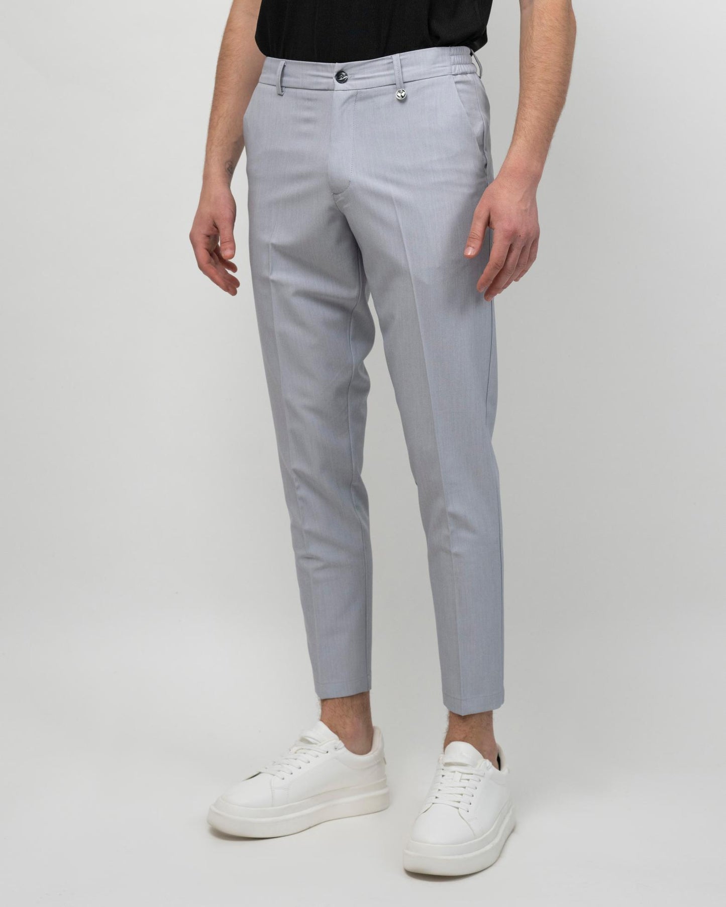 ΓΚΡΙ ΕΛΑΣΤΙΚΟ ΠΑΝΤΕΛΟΝΙ ΜΕ ΛΑΣΤΙΧΟ ΣΤΟ ΖΩΝΑΡΙ-DEZIGN