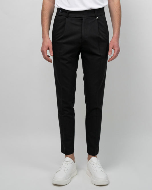 ΜΑΥΡΟ ΕΛΑΣΤΙΚΟ ΠΑΝΤΕΛΟΝΙ ΜΕ ΠΙΕΤΑ-DEZIGN