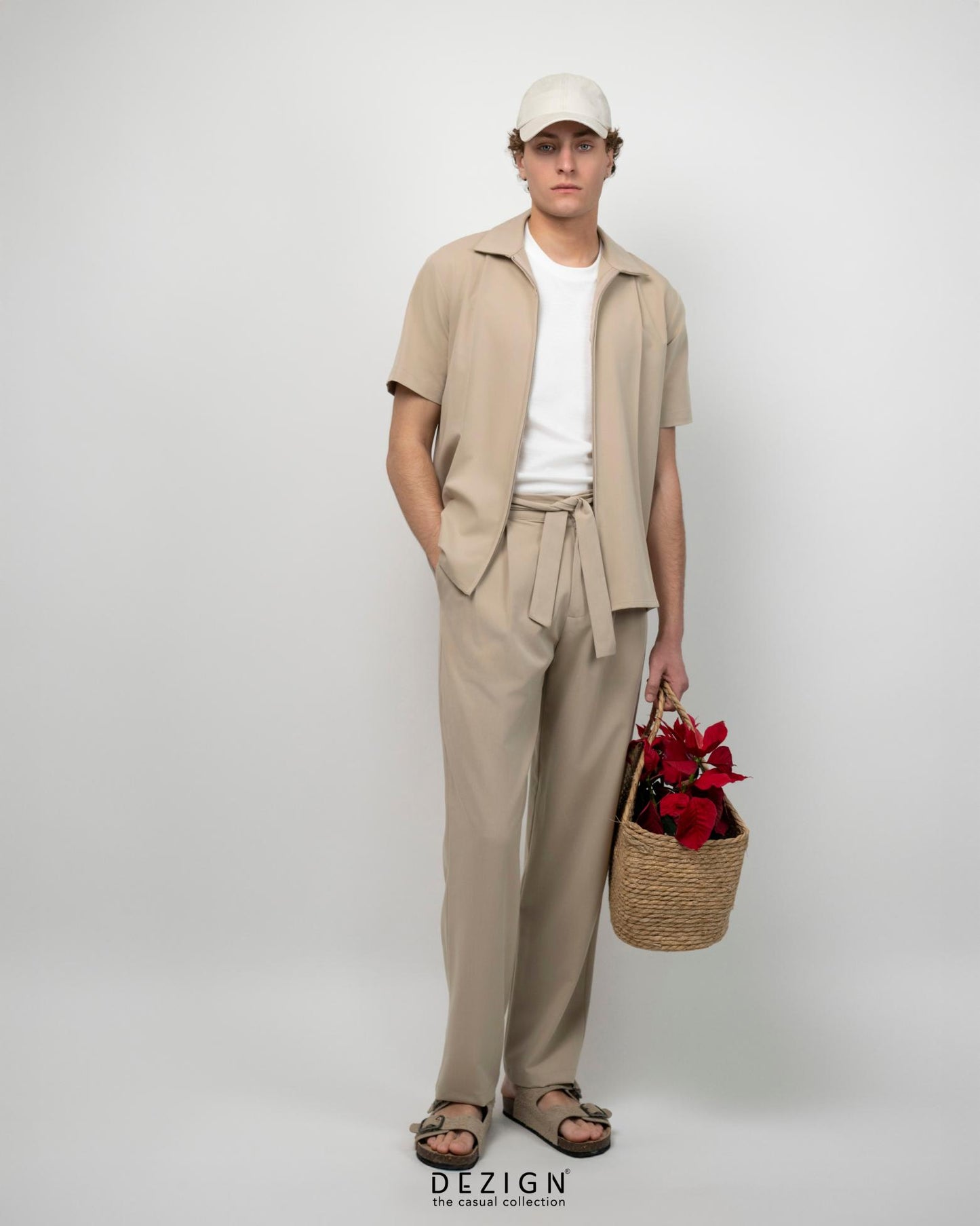 ΜΠΕΖ OVERSHIRT ΜΕ ΠΙΕΤΑ ΣΤΟΥΣ ΩΜΟΥΣ ΚΑΙ ΦΕΡΜΟΥΑΡ -DEZIGN