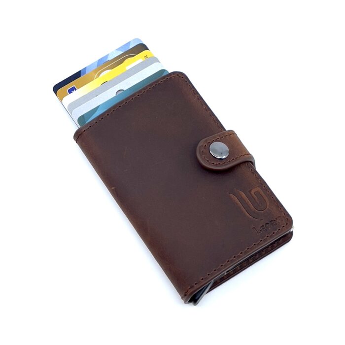 Δερμάτινο Πορτοφόλι Χρώμα Cognac RFID