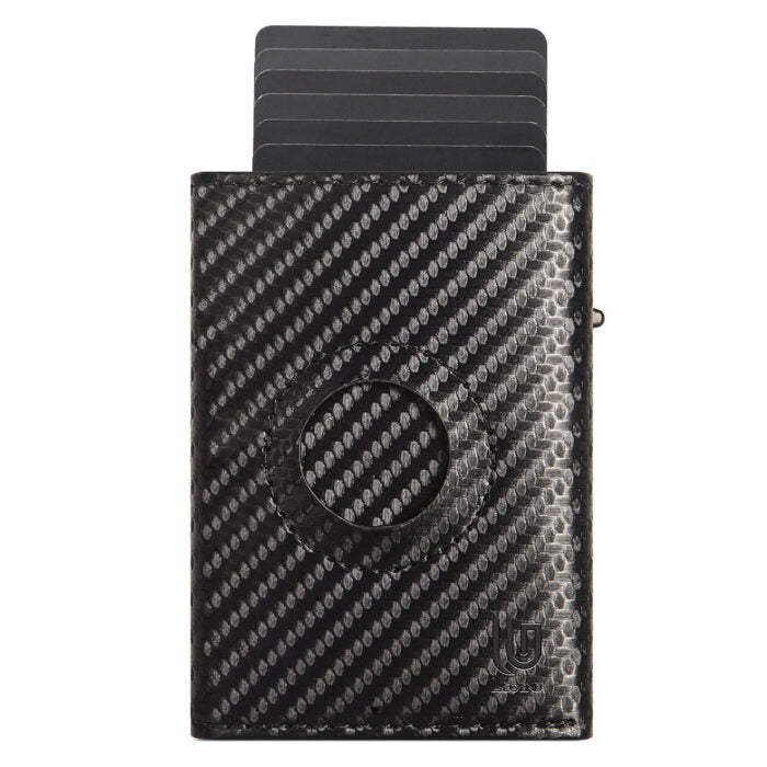 Πορτοφόλι CarbonFiber Μαύρο RFID AirTag