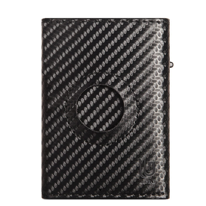 Πορτοφόλι CarbonFiber Μαύρο RFID AirTag
