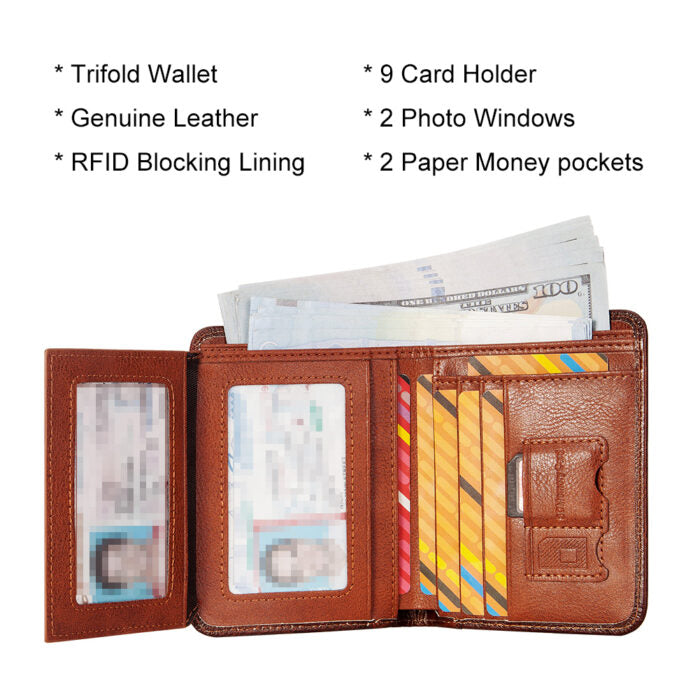 Δερμάτινο Πορτοφόλι Ταμπά RFID