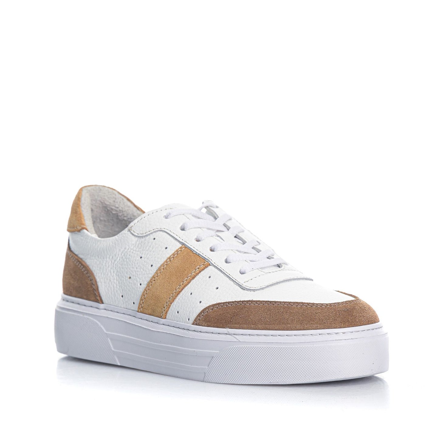 ΔΕΡΜΑΤΙΝΟ SNEAKER BLAKE BEN TAILOR-ΛΕΥΚΟ-ΤΑΜΠΑ