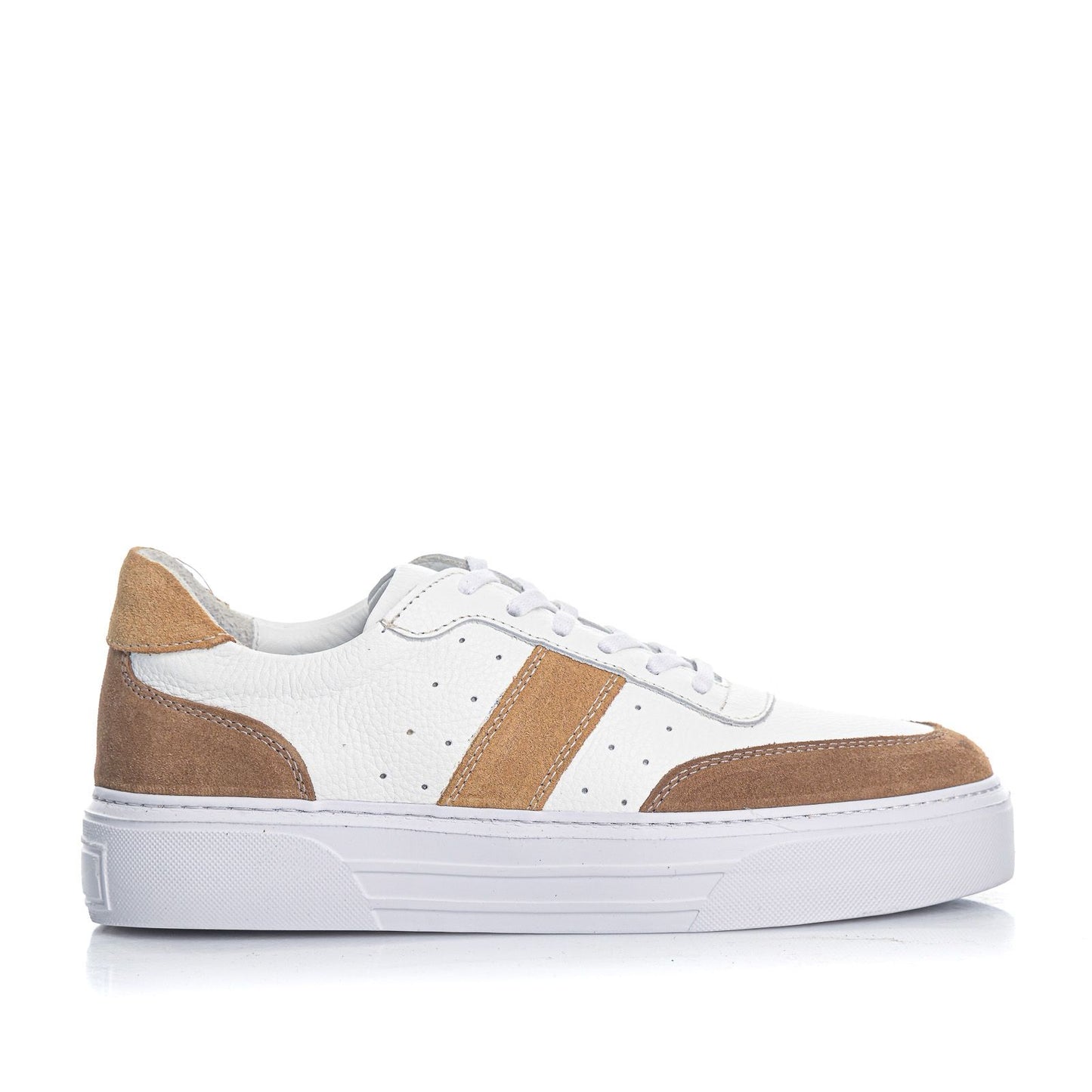 ΔΕΡΜΑΤΙΝΟ SNEAKER BLAKE BEN TAILOR-ΛΕΥΚΟ-ΤΑΜΠΑ