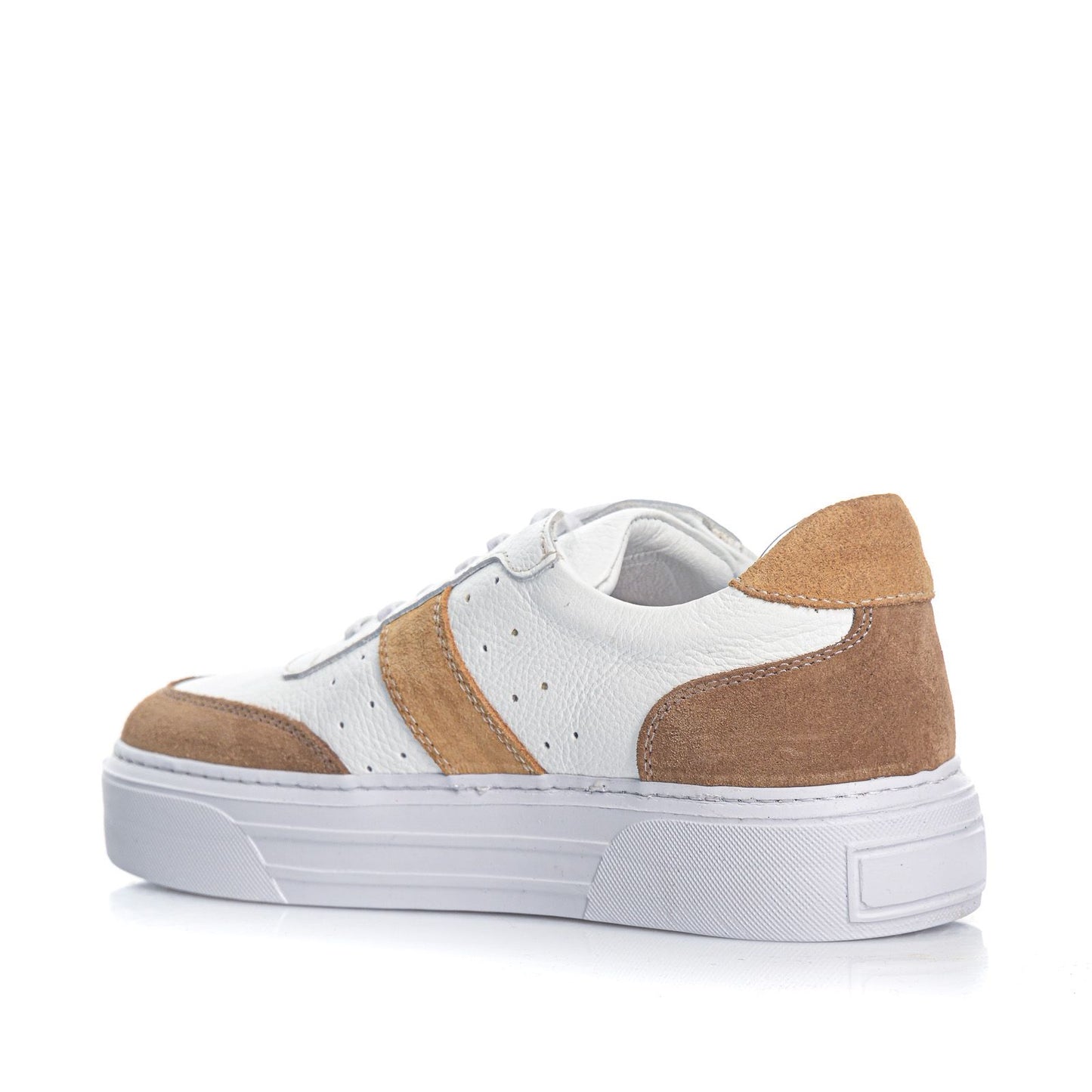 ΔΕΡΜΑΤΙΝΟ SNEAKER BLAKE BEN TAILOR-ΛΕΥΚΟ-ΤΑΜΠΑ