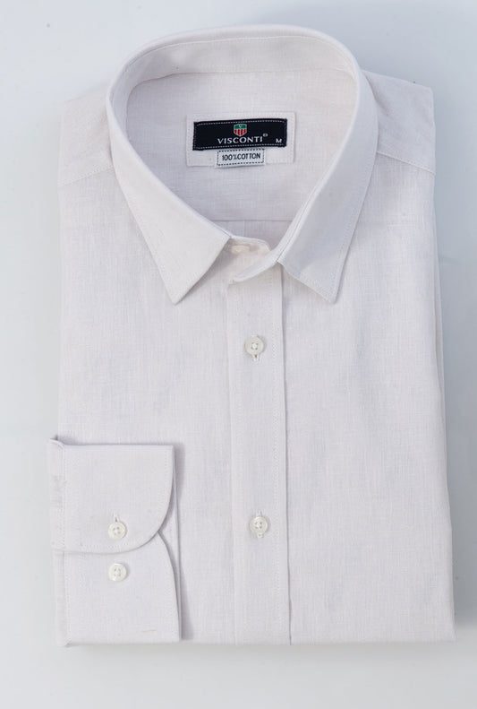 ΑΝΔΡΙΚΟ ΠΟΥΚΑΜΙΣΟ ΛΙΝΟ ΜΕ ΜΑΚΡΥ ΜΑΝΙΚΙ-VISCONTI