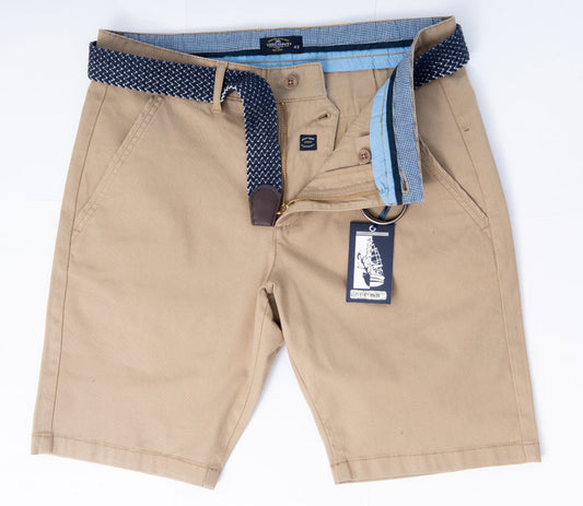 ΑΝΔΡΙΚΗ ΒΕΡΜΟΥΔΑ CHINOS ΒΑΜΒΑΚΕΡΗ ΜΕ ΖΩΝΗ-ΠΑΓΟΥ