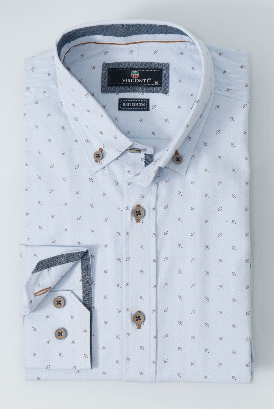 ΠΟΥΚΑΜΙΣΟ ΒΑΜΒΑΚΕΡΟ ΜΕ ΜΑΚΡΥ ΜΑΝΙΚΙ-VISCONTI