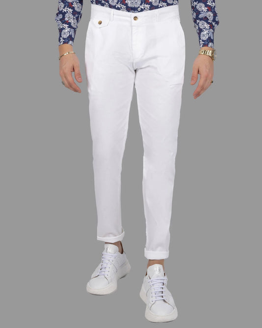 ΛΕΥΚΟ ΒΑΜΒΑΚΕΡΟ ΠΑΝΤΕΛΟΝΙ DEZIGN