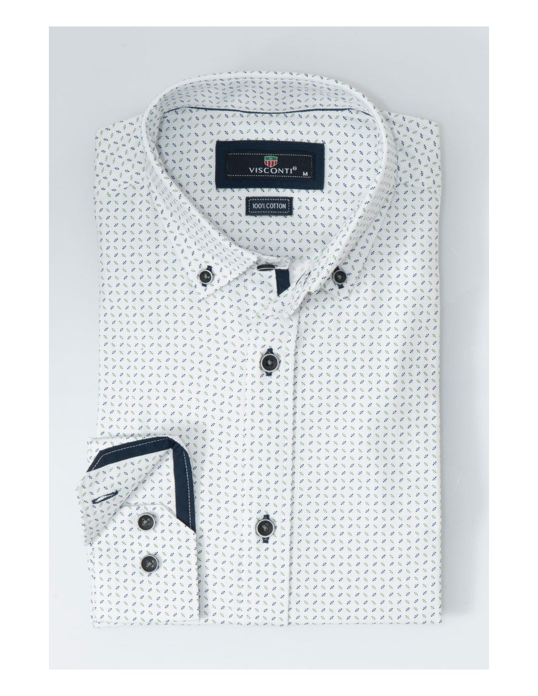 ΠΟΥΚΑΜΙΣΟ ΒΑΜΒΑΚΕΡΟ ΜΕ ΜΑΚΡΥ ΜΑΝΙΚΙ VISCONTI