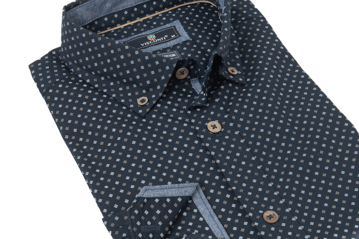 ΣΚΟΥΡΟ ΜΠΛΕ ΒΑΜΒΑΚΕΡΟ ΠΟΥΚΑΜΙΣΟ ΜΕ ΜΙΚΡΟΣΧΕΔΙΟ