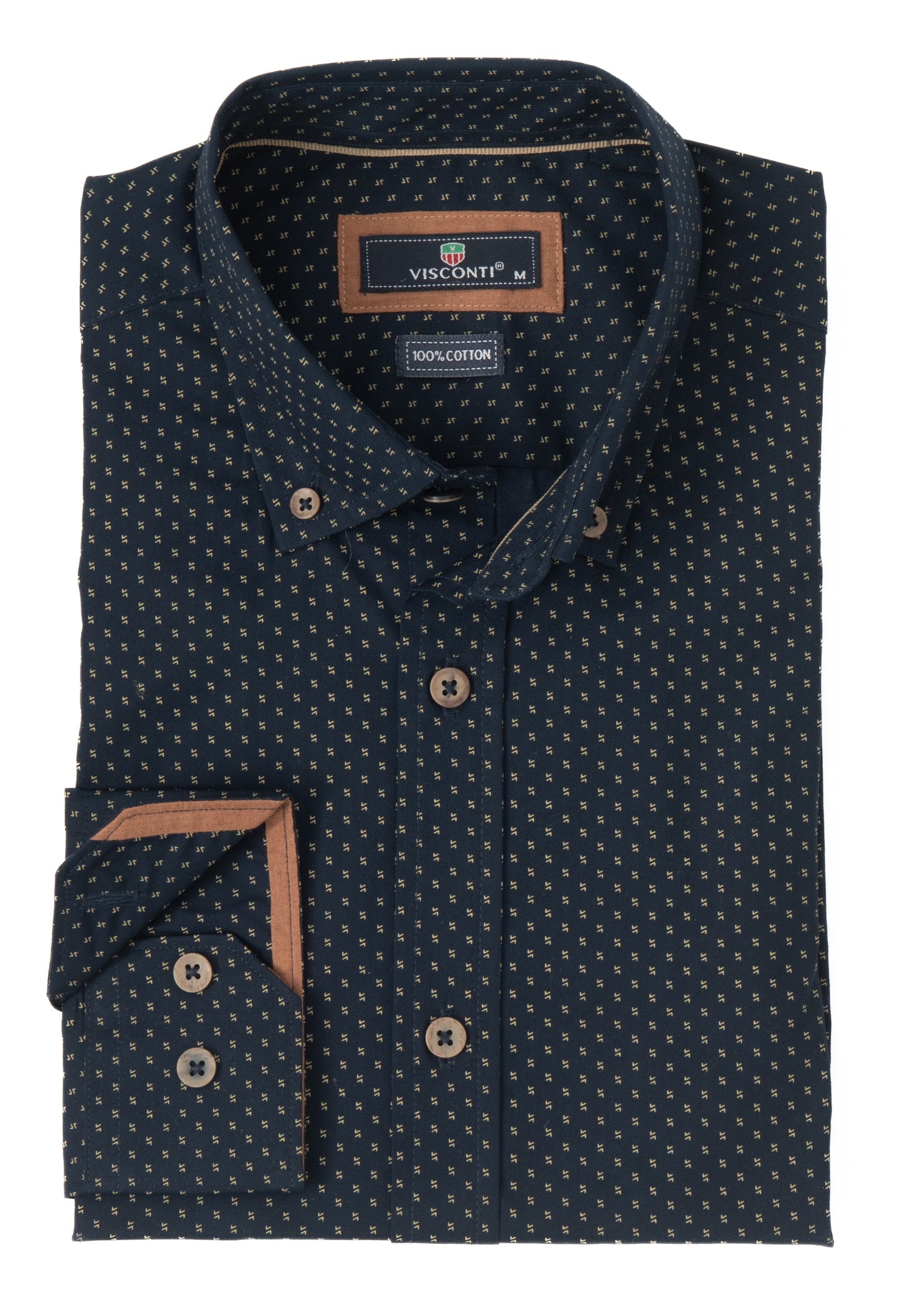 ΣΚΟΥΡΟ ΜΠΛΕ ΒΑΜΒΑΚΕΡΟ ΠΟΥΚΑΜΙΣΟ ΜΕ ΜΙΚΡΟΣΧΕΔΙΟ